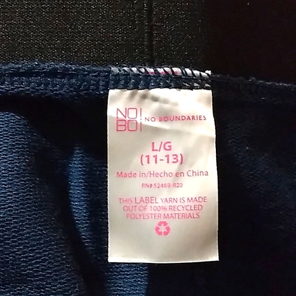 ☆NWT☆NOBO☆No Boundaries Juniors Large  Slip-on Colorblock women's Shorts☆ - Picture 8 of 13